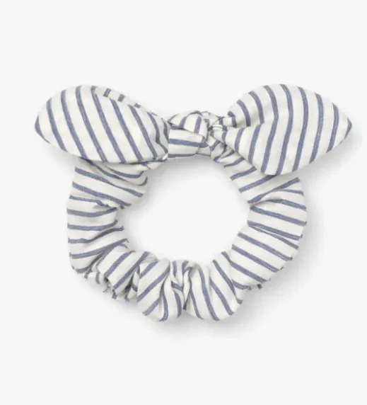 The Tay Bow Scrunchy Skinny Stripe